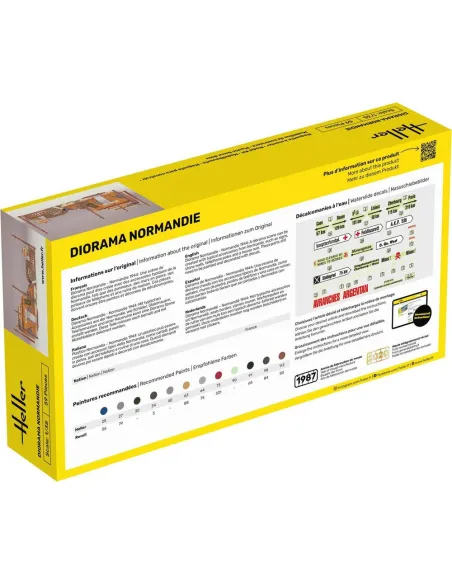 Maquette monuments Diorama Normandie 1:35 - Heller 81250
