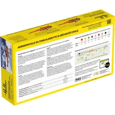 Maquette hélicoptère Alouette Iii Sécurité Civile 1:72 - Starter Kit - Heller 56289 2