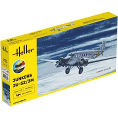 Maquette avion Ju-52/3m 1:72 - Starter Kit - Heller 56380