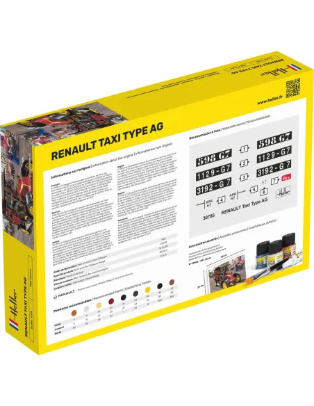 Maquette voiture Renault Taxi Type Ag 1:24 - Heller 30705