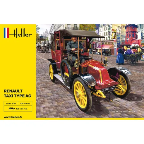 Maquette voiture Renault Taxi Type Ag 1:24 - Heller 30705