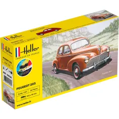Maquette voiture Peugeot 203 1:43 - Starter Kit - Heller 56160