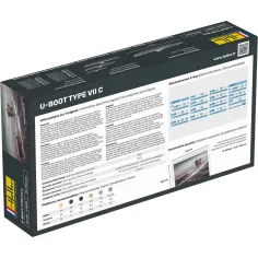 Maquette sous-marin Boot Type Vii C 1:400 - Heller 81002 2