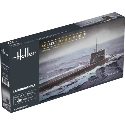 Maquette de bateau Boot S/M Redoutable 1:400 - Heller 81075