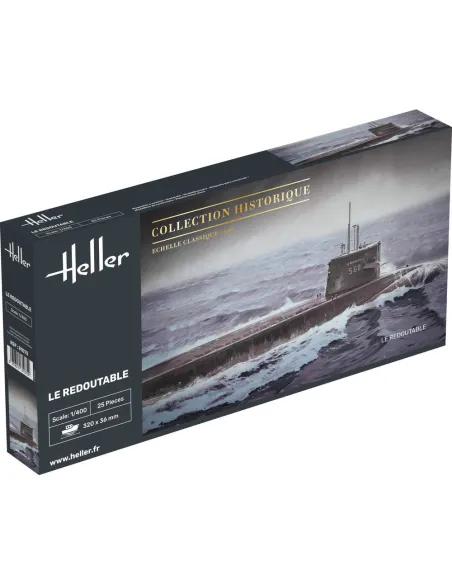Maquette de bateau Boot S/M Redoutable 1:400 - Heller 81075