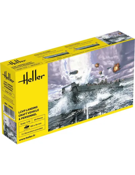 Maquette LCVP Lcvp Landungsboot mit Besatzung 1:72 - Heller 79995