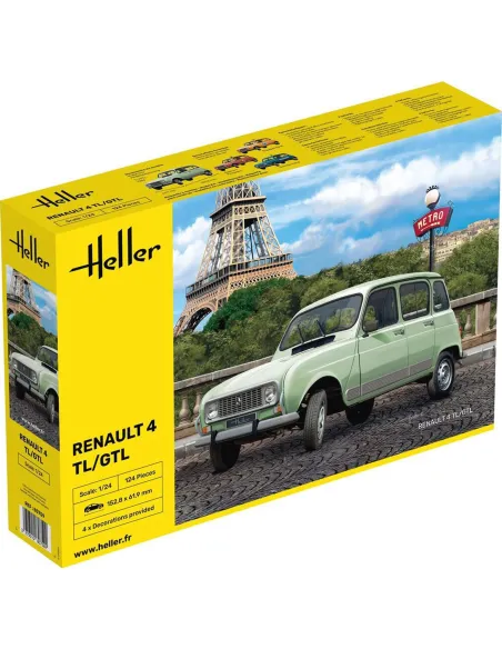 Maquette voiture Renault 4TL/Gtl 1:24 - Heller 80759