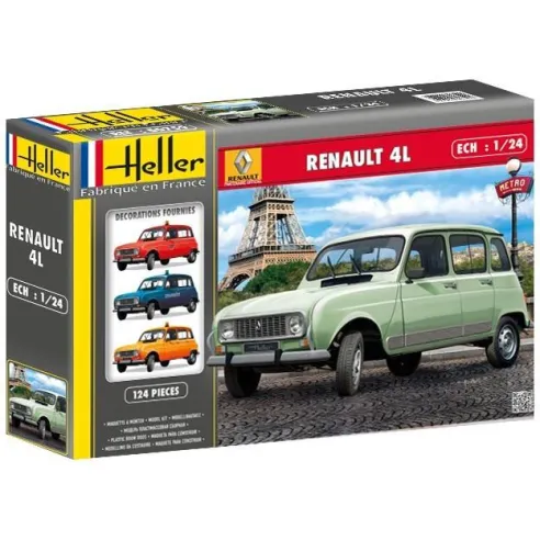 Maquette voiture Renault 4TL/Gtl 1:24 - Heller 80759