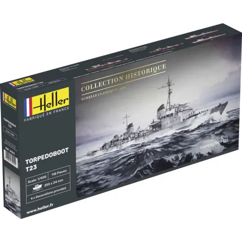 Maquette bateau Torpedoboot T23 1:400 - Heller 81011