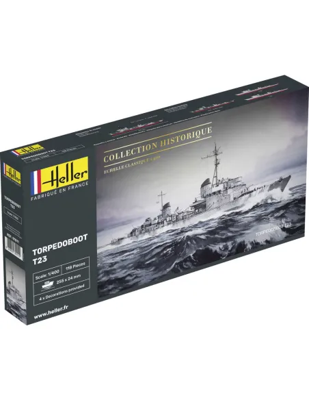 Maquette bateau Torpedoboot T23 1:400 - Heller 81011