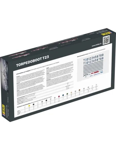 Maquette bateau Torpedoboot T23 1:400 - Heller 81011