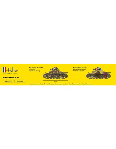 Maquette militaire Hotchkiss 1:35 - Heller 81132