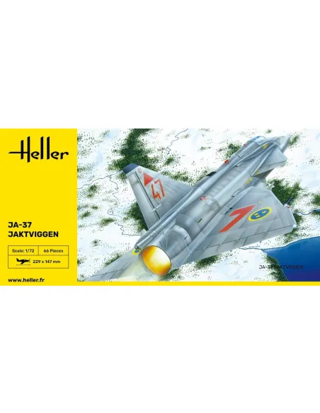 Maquette avion 37 Jaktviggen 1:72 - Heller 80309