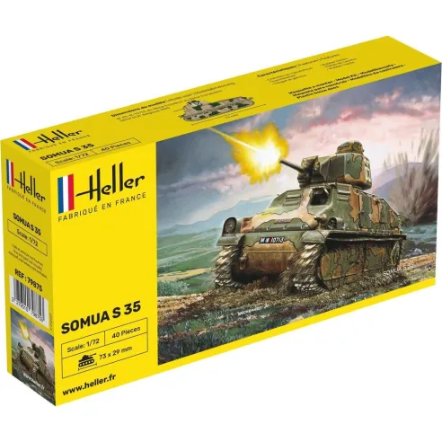 Maquette militaire Somua S35 1/72 - Heller 79875