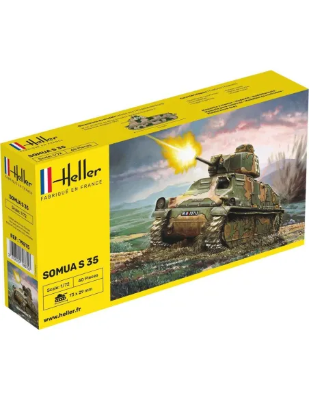 Maquette militaire Somua S35 1/72 - Heller 79875