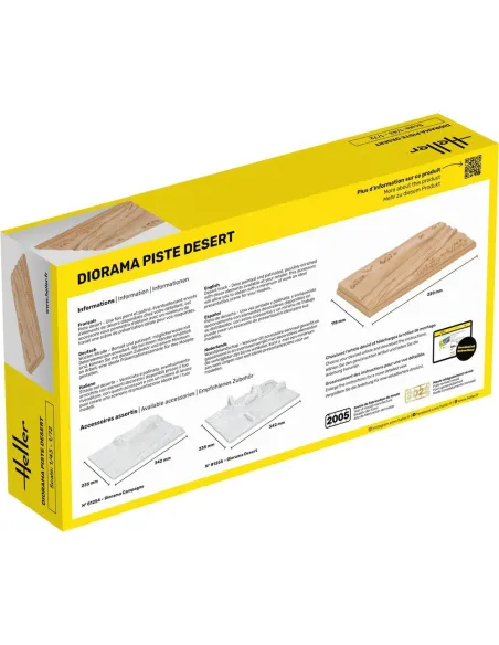 Maquette Piste Desert 1:43 - Heller 81253