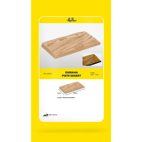 Maquette Piste Desert 1:43 - Heller 81253