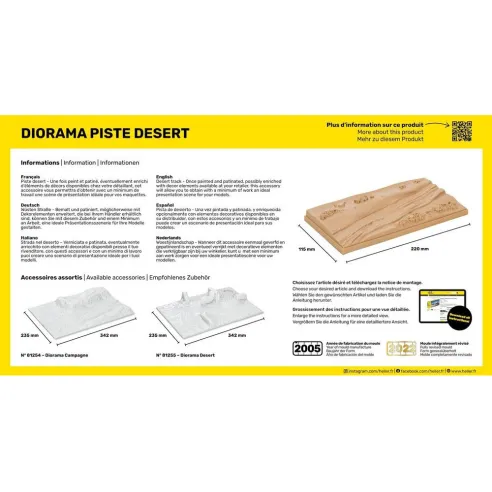 Maquette Piste Desert 1:43 - Heller 81253