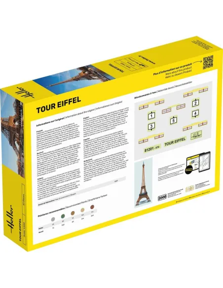 Maquette Monument Tour Eiffel 1:650 - Starter Kit - Heller 57201