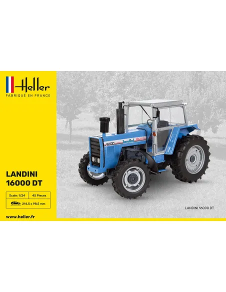 Maquette Tracteur Landini 16000 Dt 1:24 - Heller 81403
